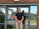 Dafydd James stood in front of the Howden office.